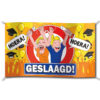Paperdreams Gevel vlag - geslaagd | Paperdreams