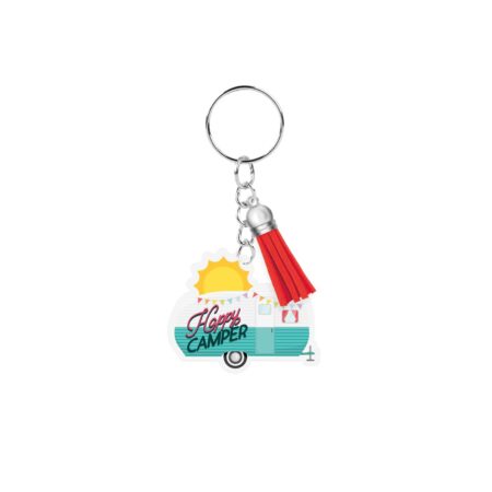 Paperdreams Sleutelhanger- Happy camper | Paperdreams