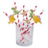 Papieren rietjes Dino party 6 stuks | Boland