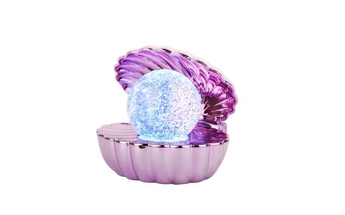Parelschelp 14 Cm Glitter Roze Parel 7cm Party Time |