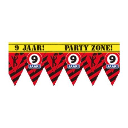 Party Tape - 9 jaar | Paperdreams