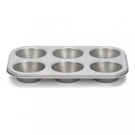 Patisse Muffinvorm Silvertop 6 vaks | Patisse