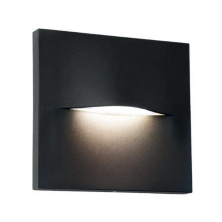 Paxton Muurlamp Square Zwart