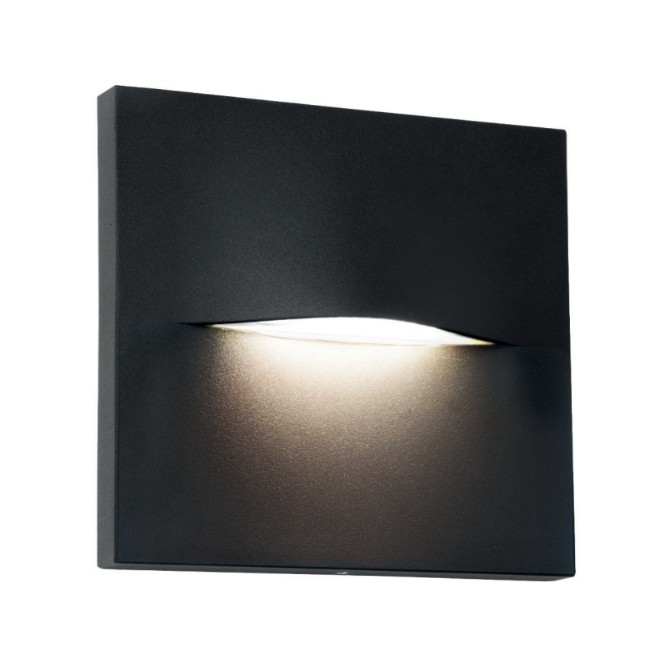Paxton Muurlamp Square Zwart