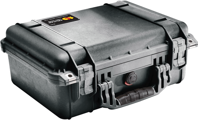 Peli 1450 Protector Case Zwart Koffer met plukschuim