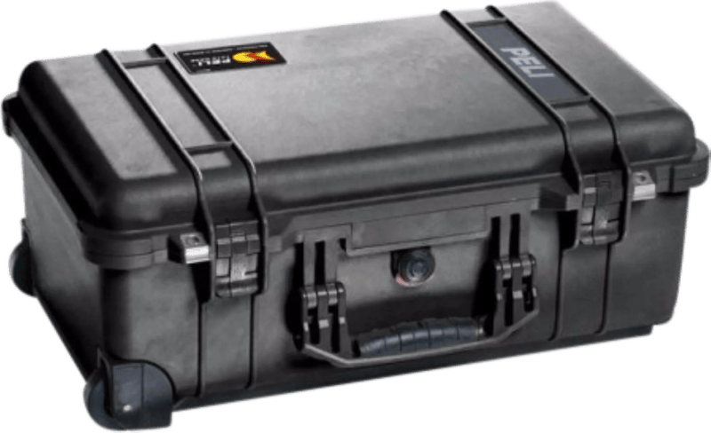Peli 1514 Protector Case Zwart Trolley met vakindeling