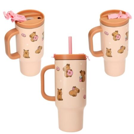 Penfection To Go Beker Met Rietje Capybara | Depesche