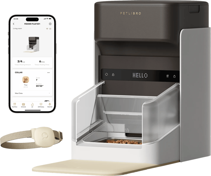 Petlibro Automatische Voerbak met Chipherkenning PLAF301 Zwart