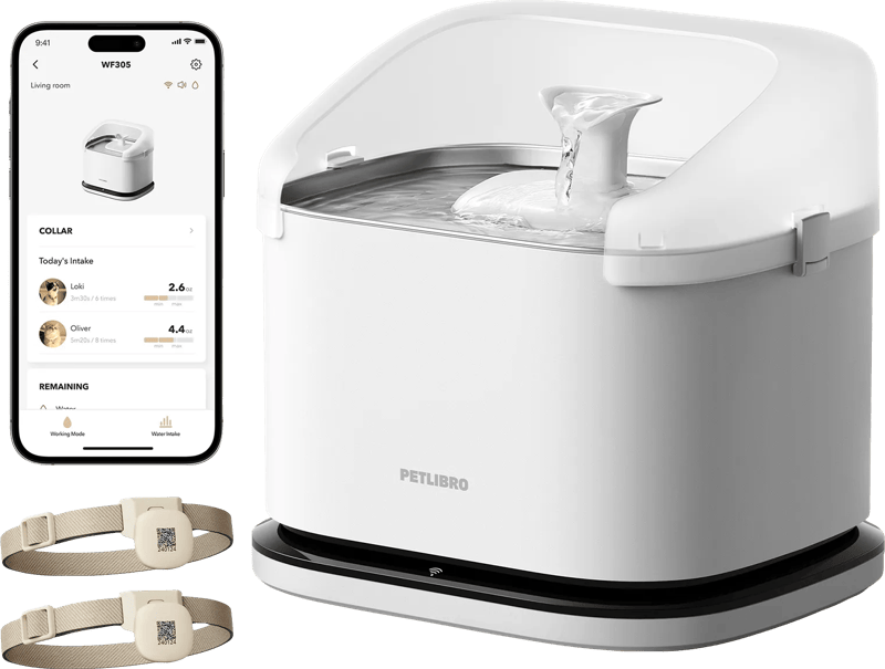 Petlibro Drinkfontein met Chipherkenning PLWF305 Wit