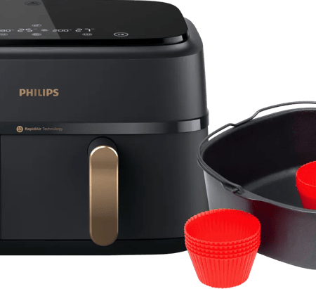 Philips 3000 series Dual Basket NA352/00 + Bakmeesterset