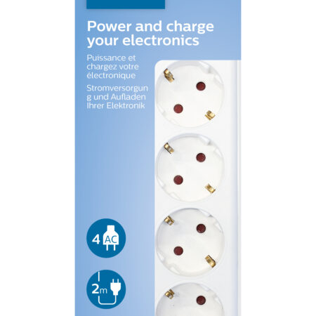 Philips 4-voudig stopcontact SPN3042