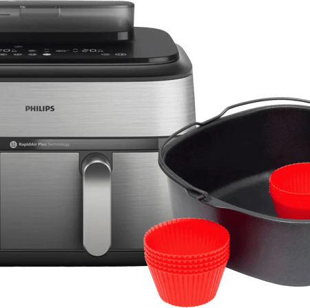 Philips 5000 Series Dual Basket NA555/00 + Bakmeesterset