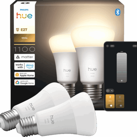 Philips Hue A60 White E27 1100lm 2-pack