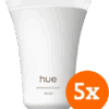 Philips Hue A67 White and Color 1600lm E27 5-Pack
