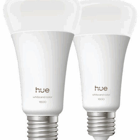 Philips Hue A67 White and Color 1600lm E27 Duo Pack