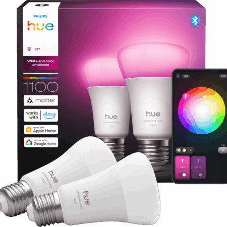 Philips Hue A67 White and Color E27 1100lm 2-pack