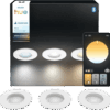 Philips Hue Adore badkamerinbouwspot White Ambiance Wit 3-pack