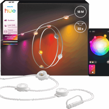 Philips Hue Ambiance Festavia Permanent Lichtslinger 18 meter