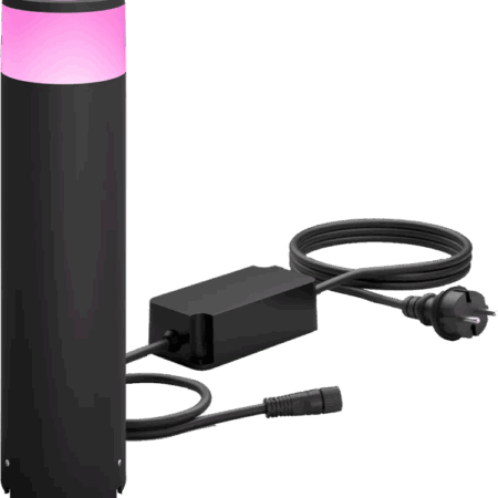 Philips Hue Calla sokkellamp White and Color Zwart hoog Startpakket