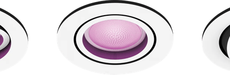 Philips Hue Centura inbouwspot White and Color - rond - Wit - 3-pack