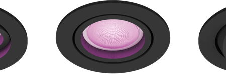 Philips Hue Centura inbouwspot White and Color - rond - Zwart - 3-pack
