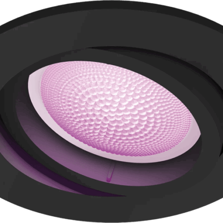 Philips Hue Centura inbouwspot White and Color - rond - Zwart