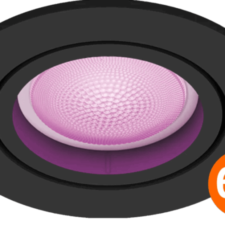 Philips Hue Centura inbouwspot White and Color - rond - Zwart - 6-pack