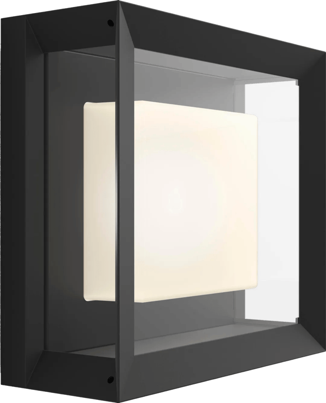 Philips Hue Econic muurlamp White and Color Zwart modern