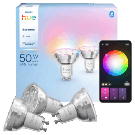 Philips Hue Essential White and Color GU10 3-pack