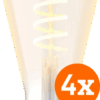 Philips Hue Filament White Ambiance Edison XL 4-pack