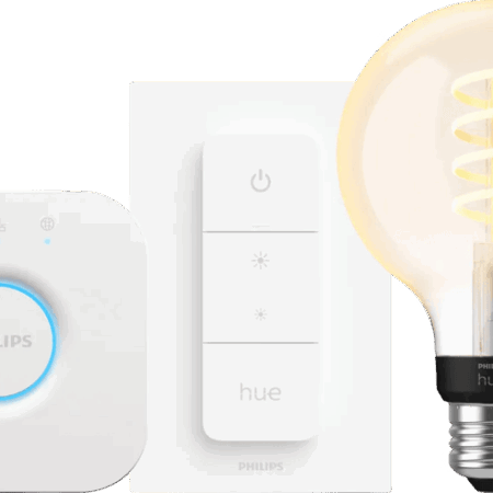 Philips Hue Filament White Ambiance Globe 5-Pack Startpakket