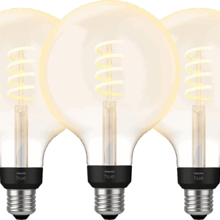 Philips Hue Filament White Ambiance Globe XL 3-pack