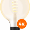Philips Hue Filament White Ambiance Globe XL 4-pack
