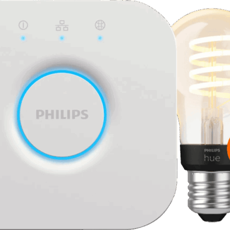Philips Hue Filament White Ambiance Standaard 5-Pack + Bridge