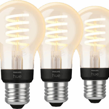 Philips Hue Filamentlamp White Ambiance Standaard E27 3-pack