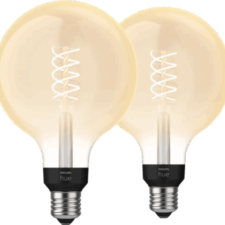 Philips Hue Filamentlamp White Globe XL E27 - 2023 - 2-pack
