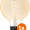 Philips Hue Filamentlamp White Globe XL E27 - 2023 - 5-pack