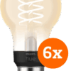 Philips Hue Filamentlamp White Standaard E27 - 2023 - 6-pack