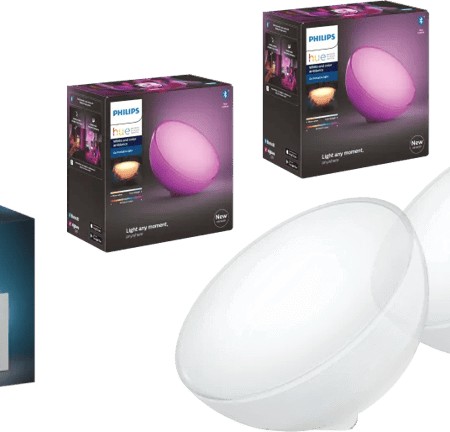 Philips Hue Go 2-pack White and Color  + dimmer