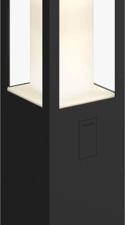 Philips Hue Impress sokkellamp White and Color Zwart laag