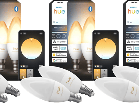 Philips Hue Kaarslamp White Ambiance E14 6-Pack
