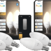Philips Hue Kaarslamp White E14 4-Pack