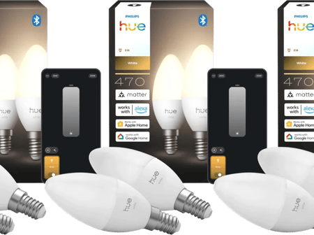 Philips Hue Kaarslamp White E14 6-Pack