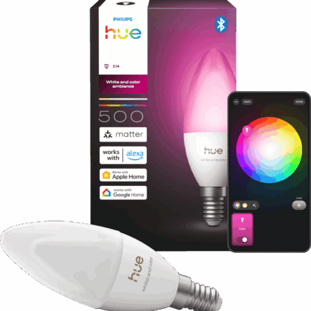 Philips Hue Kaarslamp White and Color E14 Losse lamp
