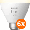 Philips Hue Kogellamp White E14 6-pack