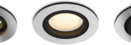 Philips Hue Milliskin inbouwspot White Ambiance - rond - Aluminium - 3-pack