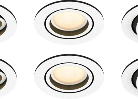 Philips Hue Milliskin inbouwspot White Ambiance - rond - Wit - 6-pack