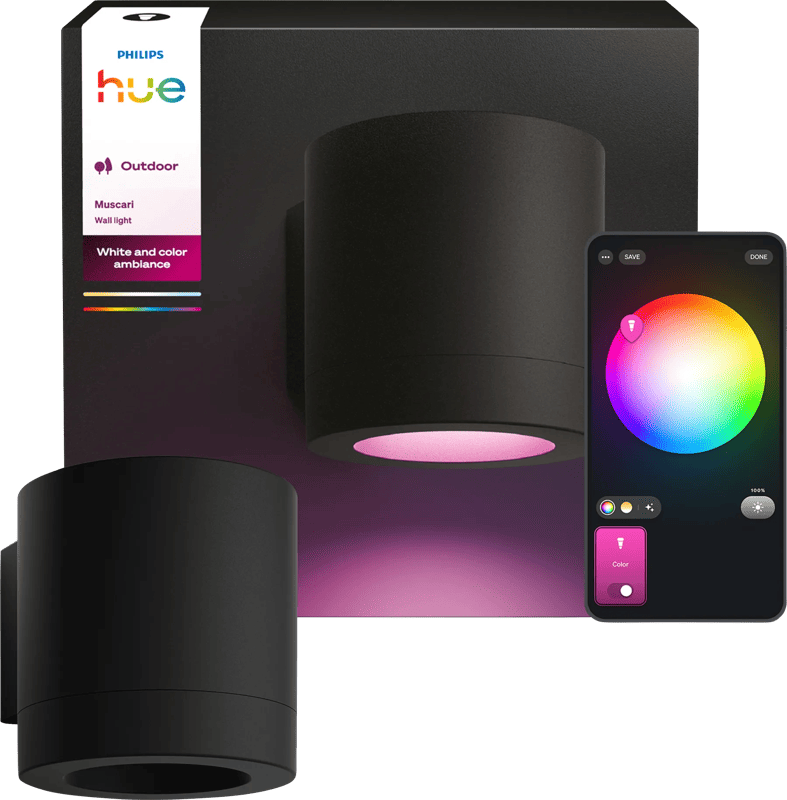 Philips Hue Muscari Muurspot Buiten