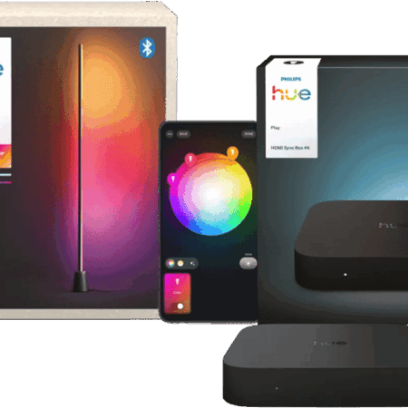 Philips Hue Play Tafellamp + HDMI Sync Box 4K