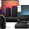 Philips Hue Play Wall Washer Zwart Duo Pack + HDMI Sync Box 4K